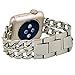 NO1seller Top Bands Compatible for Apple Watch 38mm 42mm, Metal Cowboy Style Bracelet Strap Replacement Wristband for Apple Watch Series 4 40mm 44mm 3/2/1,Sport,Nike,Edition