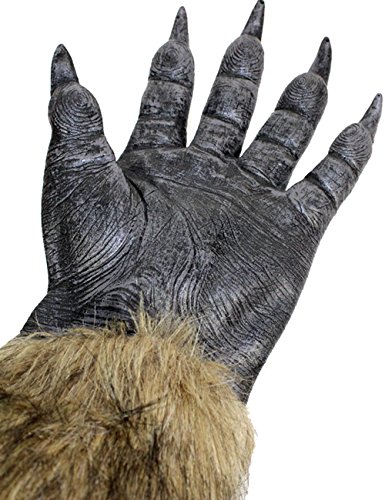 Dasior Monster Wolf Hands Hairy Paws Gloves Halloween Costume Accessory