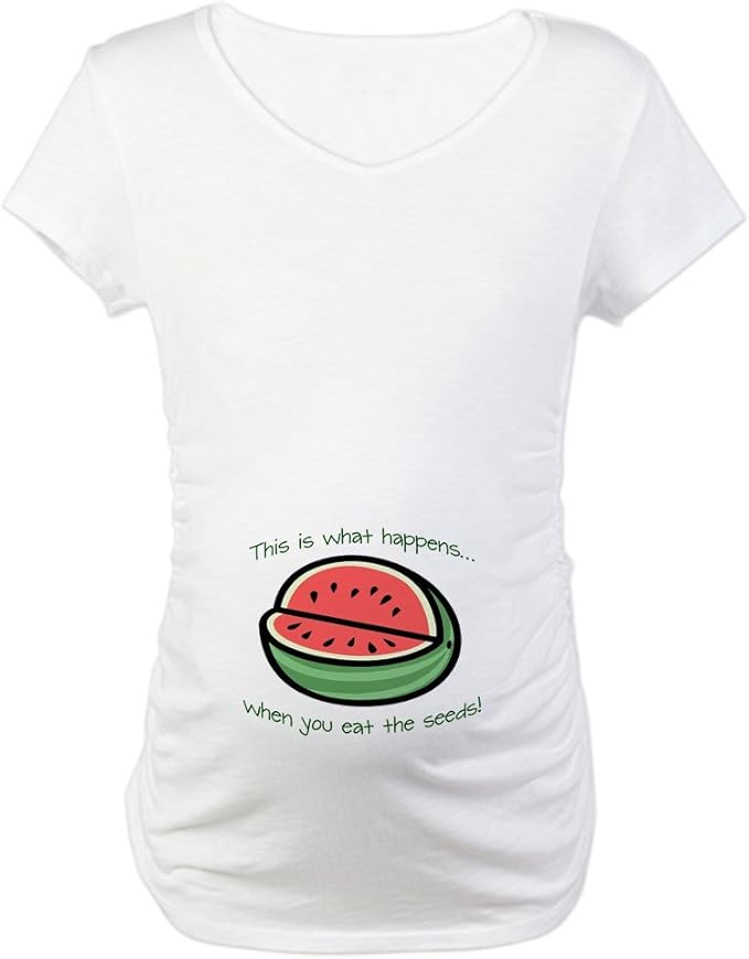 Cafepress Umstands Shirt Mit Wassermelonen Samen Amazon De Bekleidung