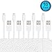 Lightning to USB Cable, Flebi 10 Feet / 3 Meter [Heavy Duty] Charging Cord for iPhone iPad and iPod (5 Pack)