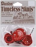 Darice Timeless Miniatures: Red Pots & Lids