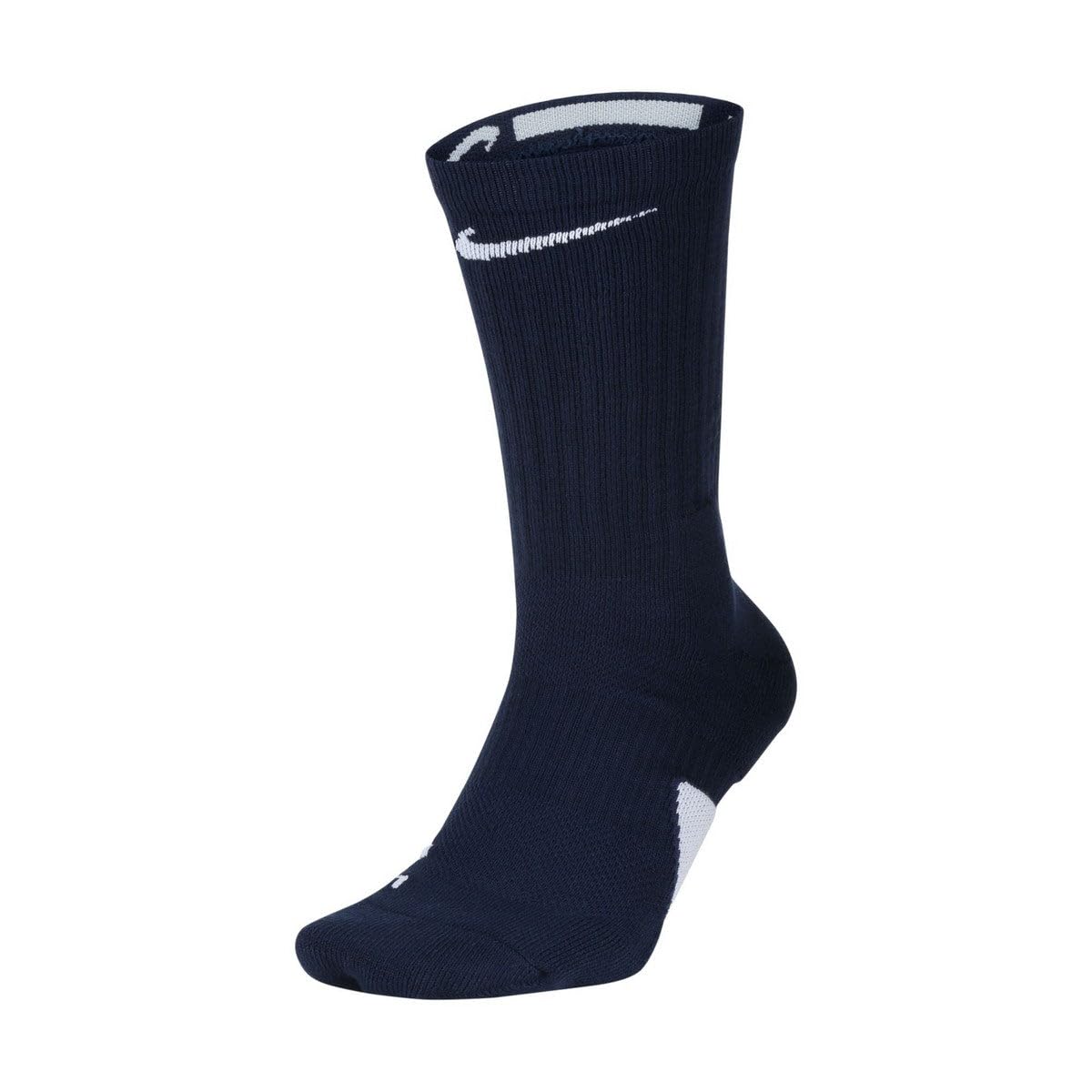 Calcetines Nike Elite azul pequeño, azul marino medianoche/blanco/blanco, pequeño 3Y-5Y / 4-6 WMNS