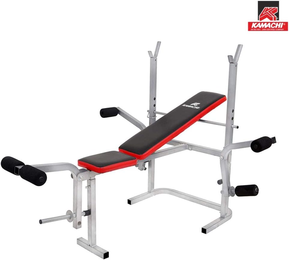 KAMACHI B-003 Adjustable Weight Lifting Multi-Function Incline & Flat Bench Press - Weight Limit: 105 Kg