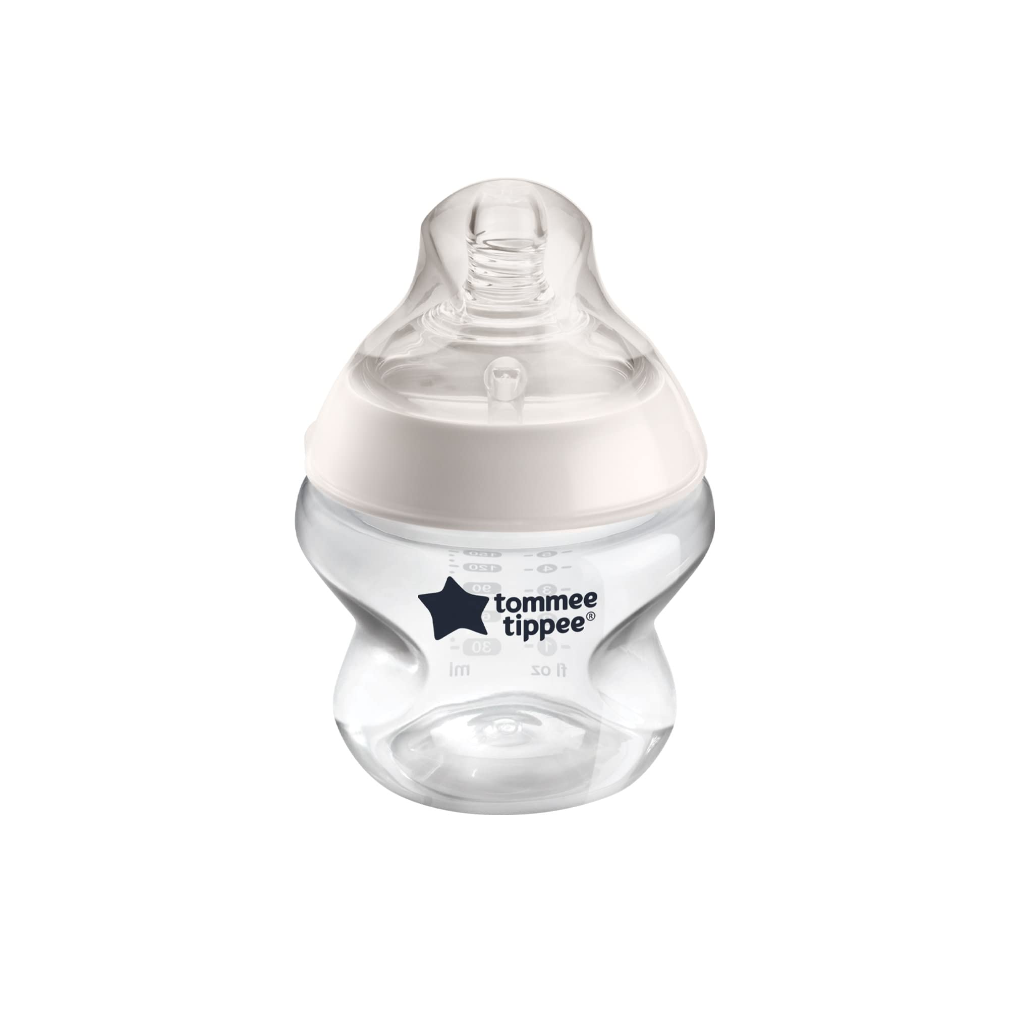 Tommee Tippee Closer to Nature Clear Baby Bottle, 150 ml, 42240074