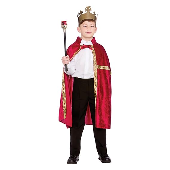 Deluxe King/Queen Robe & Crown Burgundy 5 7 years Amazon.co.uk