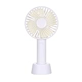 Benkeg ポータブルミニハンドヘルドファンスタンドクレードルUSB風送風機3スピード設定