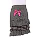 NEOVIVA Vintage Black Waitress Apron with Pocket, Stylish Cotton Waist Apron for Women