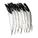 School Smart 085837 2-Tone Imitation Eagle Feather, 10
