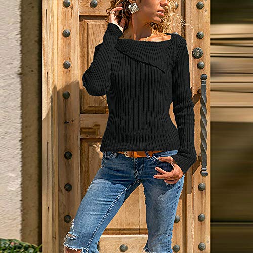 2 Blouses+Womens+SleeveSolid+Sweater+Pullover