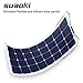 SUAOKI 100W 18V 12V Solar Panel Charger SunPower Cell Ultra Thin Flexible with MC4 Connector Charging for RV Boat Cabin Tent Car(Compatibility with 18V and Below Devices)