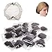 Zittop Hair Nets Invisible Mesh Hair Bun Net Cover Hair Weaving Bulk Net 50cm Elastic Edge Hairnets for Cooking Ballet Dance Horseriding (20pcs)