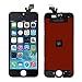 WEELPOWER LCD Touch Screen Digitizer Glass Replacement Assembly for iPhone 5 with Repair Tool (Black)