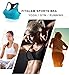 Fitglam Women Racerback Sports Bra High Impact Workout Bras No Bounce 1-3 Pack