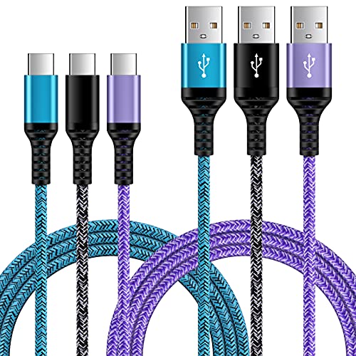 Type C Charging Cable 3Pack 3FT Fast Charge Android Charger Cable