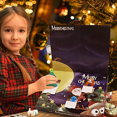 WEYON Advent Calendar 2021 For Kids 24 Pcs Mochi Squishy Exclusive 