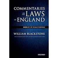The Oxford Edition of Blackstone's: Commentaries on the Laws