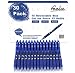 Feela 30 Pack Retractable Blue Ink Gel Pens Set Medium Point 15 Piece Fine Point Gel Pen with 15 Refills for Smooth Writing