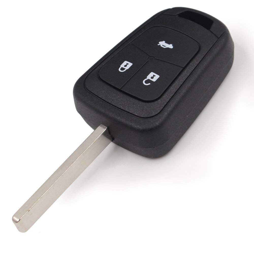 Key Shell Accessories Spare Parts Key Cover Car Remote Control 3 Buttons Compatible With Chevrolet Sonic – Camaro - Cruze