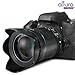 52MM Tulip Flower Lens Hood for Nikon AF-S 18-55mm, 55-200mm f/4-5.6G ED VR II, 50mm f/1.8D, 35mm f/1.8G, Pentax 18-55mm and Select Canon, Sony, Sigma and Tamron Lenses