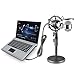 Neewer NW-1500 Desktop Broadcast & Recording Condenser Microphone with Audio Cable Bundle with Desktop 4.7 - 7.5- Inch Mic Stand, Metal Shock Mount and Mic Wind Screen Filter Shied