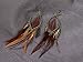 Women's Feather Earrings - Exotic Style Bohemian Style Earrings Big Earrings for Girls Women