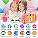 PROGRACE Kids Camera for Girls Gift 1080P Children Selfie Camera Kids Video Camera 2 Inch LCD Duo Camera 4X Digital Zoom Camcorder and Game