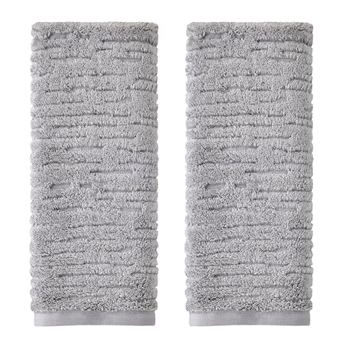 SKL Home CloudSoft Cotton Luxury Hand Towel 2pc Set for Bath/Kitchen/Bar & Gift…