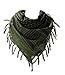 100 percent Cotton Military Shemagh Arab Tactical Desert Keffiyeh Thickened Scarf Wrap for Women and Men, Army Green, One Size primary