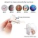 50 Pack Adjustable Cable Clips, 3M-Adhesive Nylon Cable Clamps Wire Clips with Optional Screw Mount for Wire and Cable Management