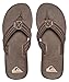 Quiksilver Men's Carver Suede 3-Point Flip Flop Sandal Athletic