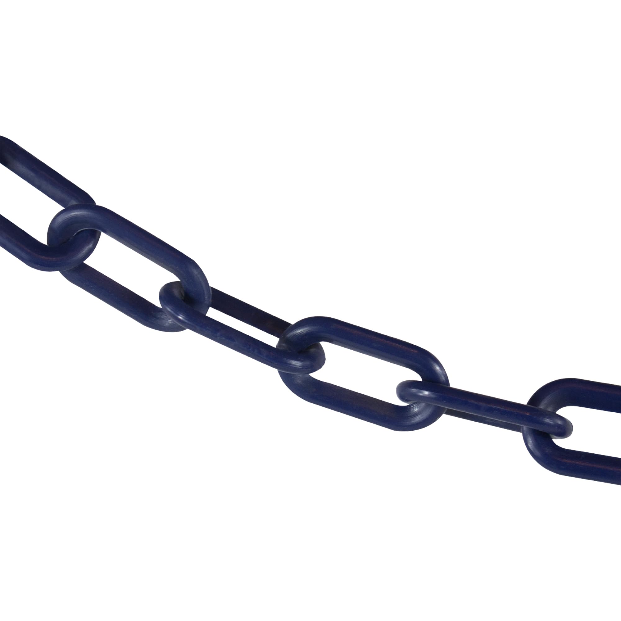 Mr. Chain Plastic Barrier Chain, Cobalt Blue, 2-Inch Link Diameter, 500-Foot Length (50066-500) Image