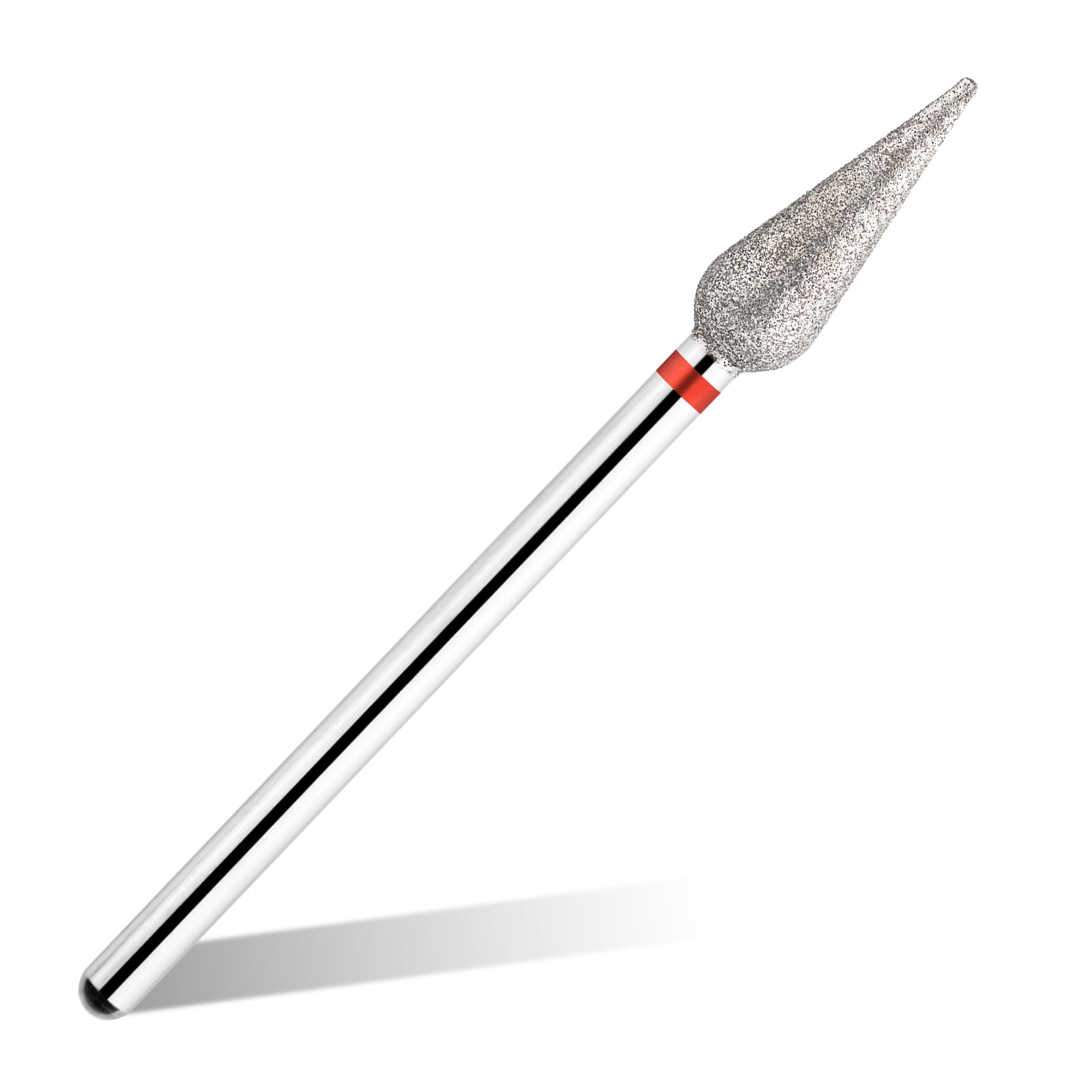 BNG Cuticle Drill Bit for Nails Electric Nail Drill File Bits Professional 1 Pcs Cone Diamond Carbide Cuticle Cleaning Efile Bits Nail Art Replacement Burr Manicure File Tool, Fine