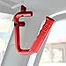 Hooke Road Jeep Front Grab Handles Metal Red Handles for 2007-2018 Jeep Wrangler JK & Unlimited - Pair