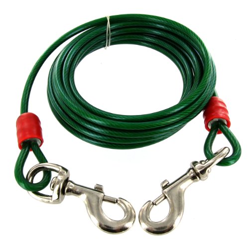 IIT 99917 Beast Heavy Duty Tie Out - 20 Feet (Assorted Colors)