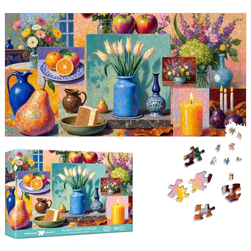 Floral Fruit Candles