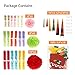 43PCS Fiesta Party Cinco de Mayo Party Decorations Set Mexican Party Birthday Party Supply Colorful Tissue Pom Poms Hanging Paper Fans Banner