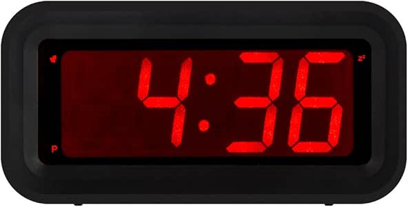 Kwanwa - Reloj despertador digital led pequeño, con un tamaño de