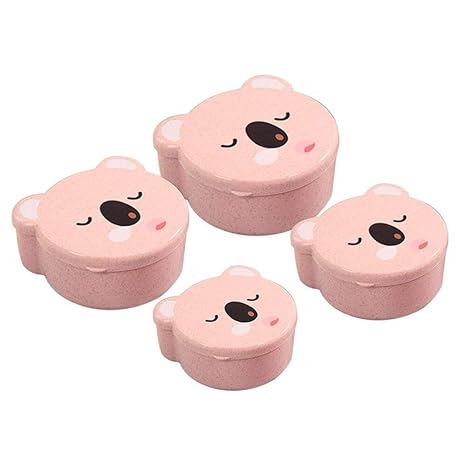 Zleimjab Durable Bento Box Reutilizable Loncheras, vajilla de Paja ...