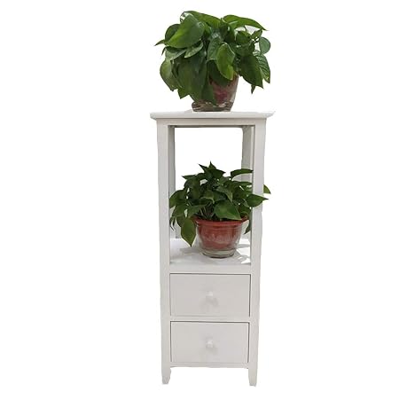 Soporte de Flores, Maceta Doble de Madera Maciza Rack Balcón Hogar ...