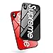 iPhone X Case, AICase Tempered Glass Back Case, AICase Supreme Fashion Hard Glass Back Cover Soft TPU Bumper Frame Anti-Scratch Anti-Fingerprints Protective Case for Apple iPhone X(Black)