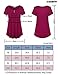 Jazzco Women's Short Sleeve Scoop Neck Pleated Button Henley Tunic Tops