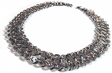 TRACKS Upcycled Bike Chain Necklace with Stainless Steel Jumprings