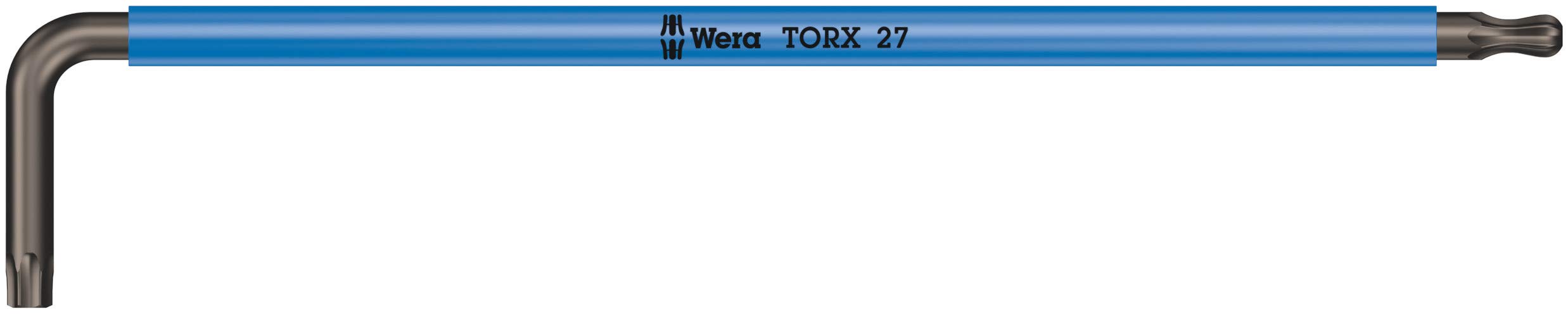Wera 05024487001 967 SPKXL Torx Laser Long L-Key, Blue, TX 27 x 172 mm