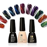 Hanyia Nail Polish 3D Cat Eye Gel Magnetic Chameleon Color Coat Soak Off UV/LED Nail Polish