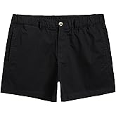 maamgic Mens Shorts Casual 4 Inch Cotton Casual Shorts for Men Elastic Waistband Mens Casual Shorts Daily Wear
