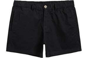 maamgic Mens Shorts Casual 4 Inch Cotton Casual Shorts for Men Elastic Waistband Mens Casual Shorts Daily Wear