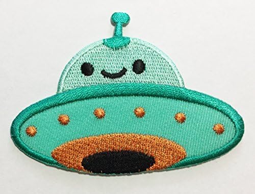 Cute Alien Ufo Diy Applique Embroidered Sew Iron On Patch P#2 (884122852231)