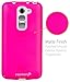 LG G2 mini Case, Fosmon DURA-FROST Smooth Durable & Flexible Slim Fit TPU Case Cover for LG G2 Mini - Retail Packaging (Hot Pink)