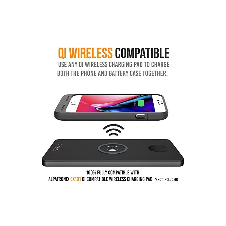 iPhone SE 2020/8/7/6S/6 Battery Case, Slim Protective Extended Charging