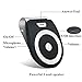 Aigital Bluetooth Hands Free Car Kit Speakerphone Wireless in-Car Speaker Motion AUTO Power ON Sun Visor Audio Receiver Adapter HD Sound for Hands Free Calling Music Player GPS Navigation - Black